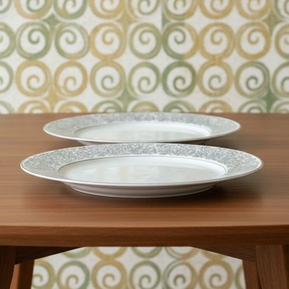 Brookwood Porcelain by Interpace Corporation M2001 Santiago 2 Dinner Plates